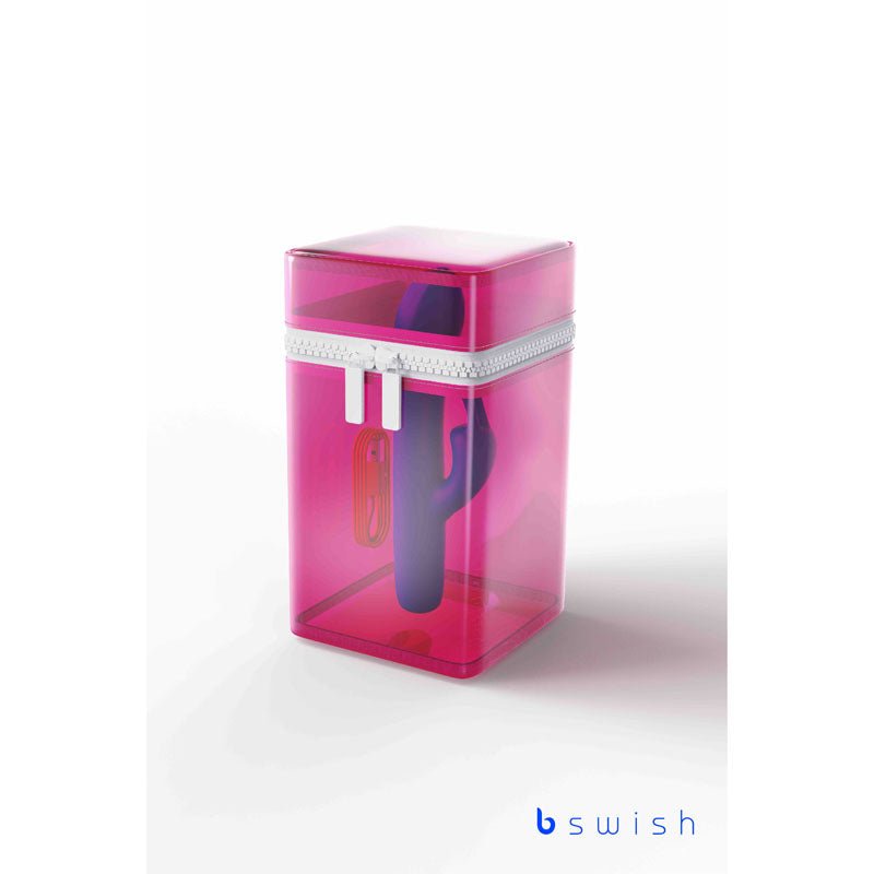 Bwild Classic Bunny Infinite Limited Edition Pacific Blue 15.2 cm USB Rechargeable Rabbit Vibrator with Limited Edition Storage Case